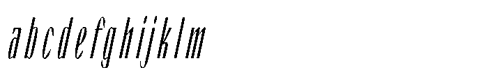 Graceo Condensed Oblique FONT