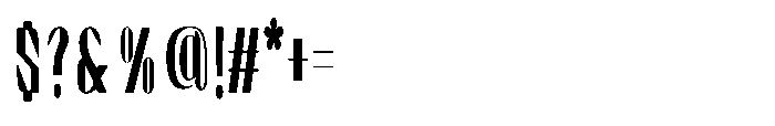 Graceo Expanded Font OTHER CHARS
