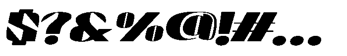 Graceo Extra Bold Oblique Font OTHER CHARS