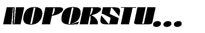Graceo Extra Bold Oblique Font UPPERCASE
