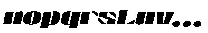 Graceo Extra Bold Oblique Font LOWERCASE