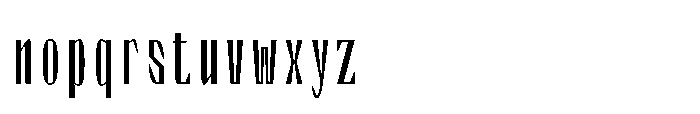 Graceo Extra Condensed Font LOWERCASE