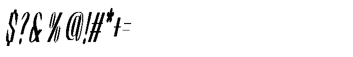 Graceo Extra Expanded Oblique Font OTHER CHARS
