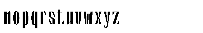 Graceo Extra Expanded Font LOWERCASE