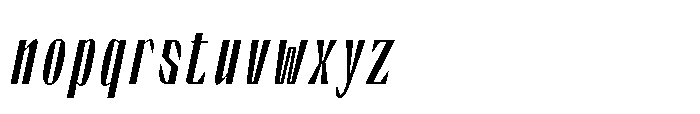 Graceo Extra Light Oblique Font LOWERCASE