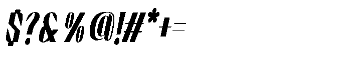 Graceo Light Oblique Font OTHER CHARS