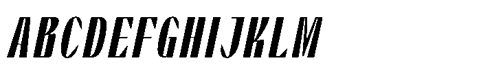 Graceo Light Oblique Font UPPERCASE