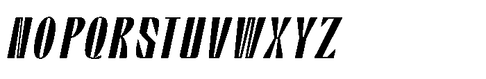 Graceo Light Oblique Font UPPERCASE