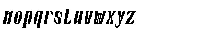 Graceo Light Oblique Font LOWERCASE