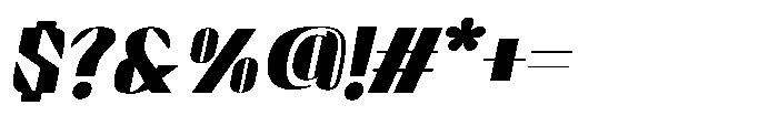 Graceo Medium Oblique Font OTHER CHARS
