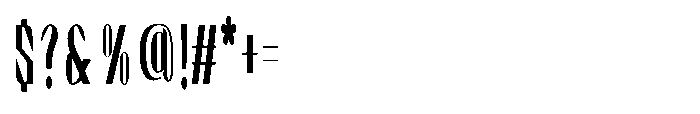 Graceo Semi Condensed Font OTHER CHARS