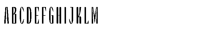 Graceo Ultra Condensed Font UPPERCASE