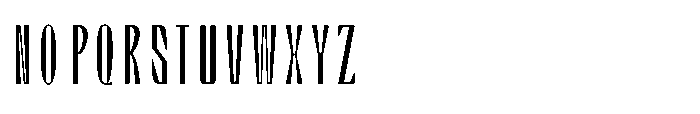 Graceo Ultra Condensed Font UPPERCASE