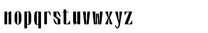 Graceo Ultra Expanded Font LOWERCASE