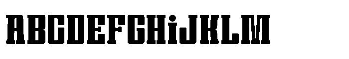 Gracho Font UPPERCASE