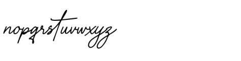 Graciast Font LOWERCASE