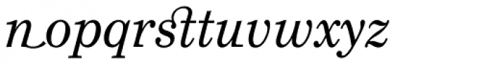 Grad Alternate Italic Font LOWERCASE