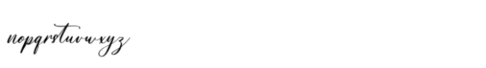 Gradefully Beauttina Regular Font LOWERCASE