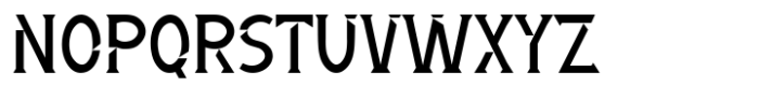 Grader Shave Font UPPERCASE