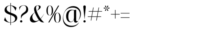 Graditen Regular Font OTHER CHARS