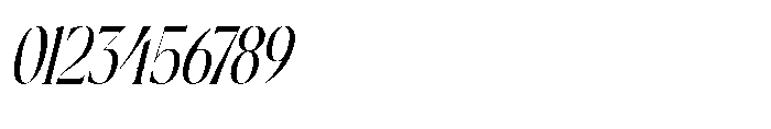 Gradneght Italic Font OTHER CHARS