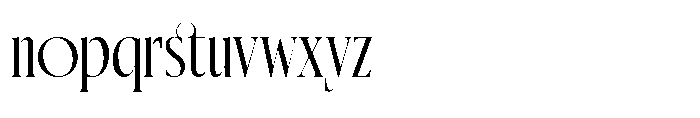 Gradneght Regular Font LOWERCASE