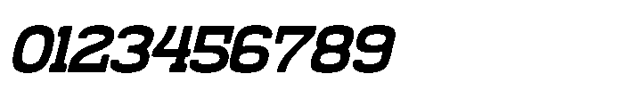 Grado Block Italic Font OTHER CHARS