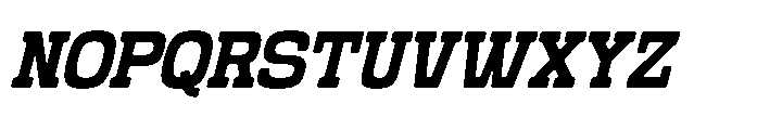 Grado Block Italic Font UPPERCASE