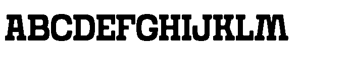 Grado Block Regular Font UPPERCASE