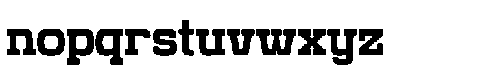 Grado Block Regular Font LOWERCASE