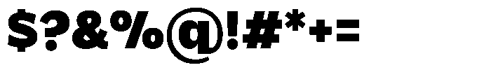 Gradvis Black Font OTHER CHARS