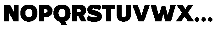 Gradvis Black Font UPPERCASE