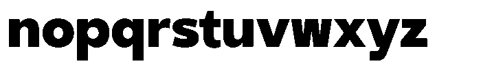 Gradvis Black Font LOWERCASE
