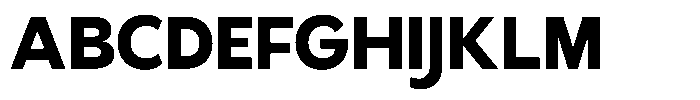 Gradvis Bold Font UPPERCASE
