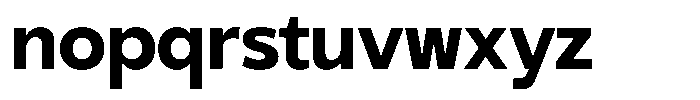 Gradvis Bold Font LOWERCASE