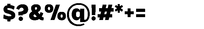 Gradvis Extra Bold Font OTHER CHARS