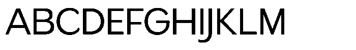 Gradvis Light Font UPPERCASE