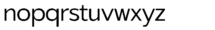 Gradvis Light Font LOWERCASE