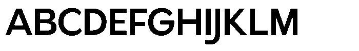 Gradvis Medium Font UPPERCASE