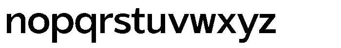 Gradvis Medium Font LOWERCASE