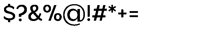 Gradvis Regular Font OTHER CHARS