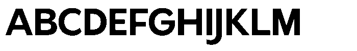 Gradvis Semi Bold Font UPPERCASE