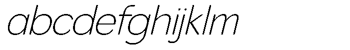 Gradvis Thin Italic FONT