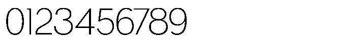 Gradvis Thin Font OTHER CHARS