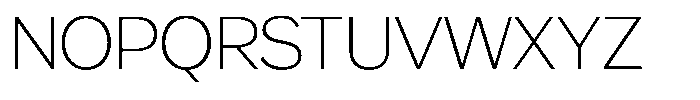 Gradvis Thin Font UPPERCASE