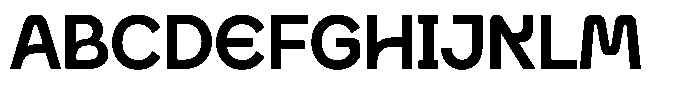 Grady Font UPPERCASE