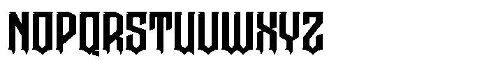 Graen Metal Regular Font UPPERCASE