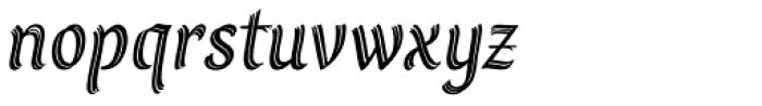 Grafema LC 35 Italic Font LOWERCASE
