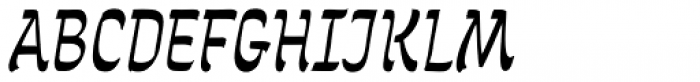 Grafema LC 85 Fill Italic Font UPPERCASE