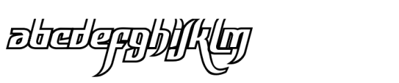 Graffick Top Outline FONT